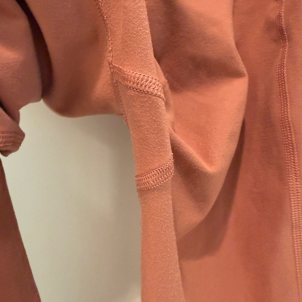 High-Waist Alosoft Lounge Legging in Terracotta - Picture 9 of 11